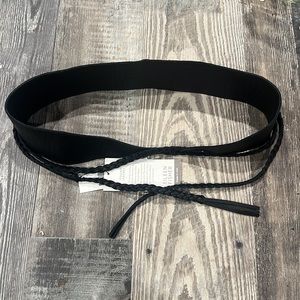 Eileen Fisher Obi Belt, NWT, Italian leather, Med.